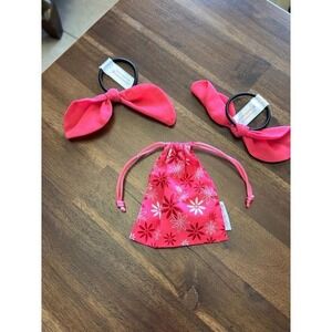 American Girl Doll Cafe VIP Bow Hair Ties